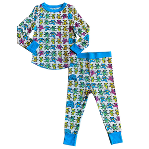 GRATEFUL DEAD BEAR BLUE THERMAL SET
