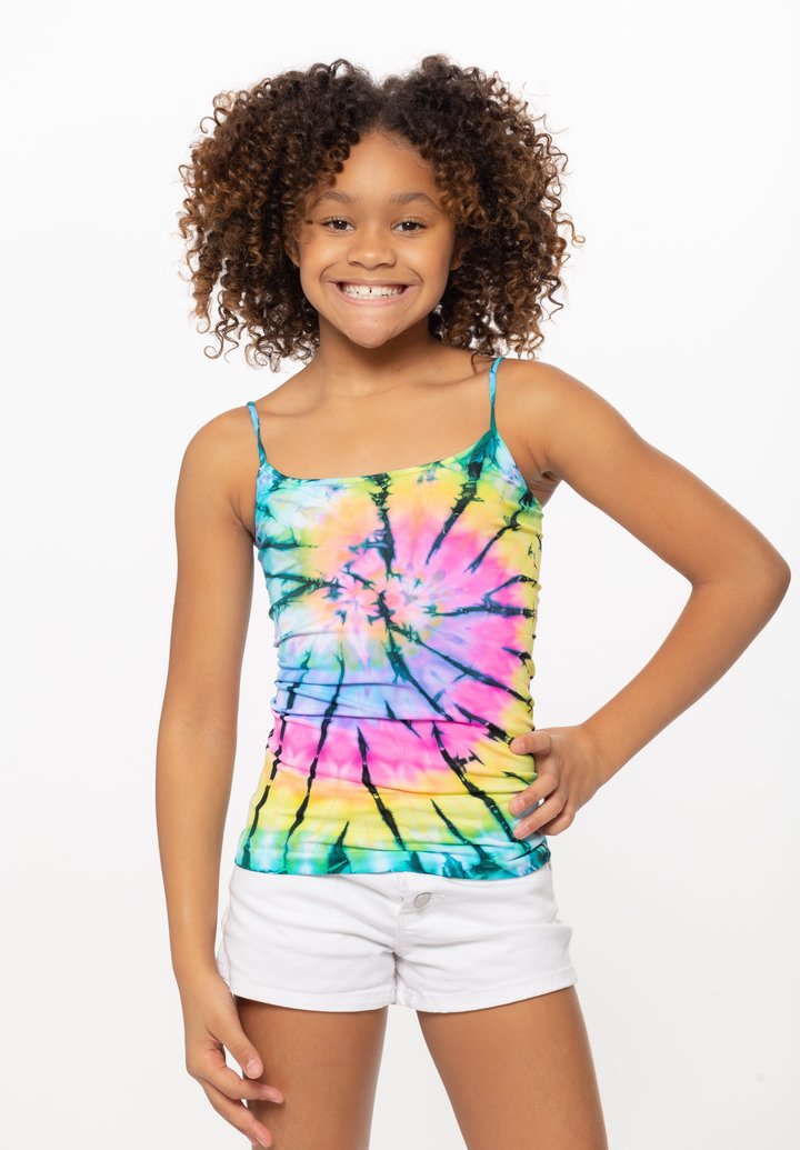 SWIRL TIE DYE FULL CAMI (7-10)