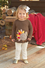 Load image into Gallery viewer, Mud Pie|Thanksgiving Holiday Turkey Tunic Two Piece Set
