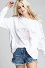 Load image into Gallery viewer, ROCK STAR NEVER DIES SWEATSHIRT
