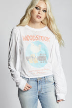 Load image into Gallery viewer, WOODSTOCK GET ON THE BUS PUFFY SLEEVE SHIRT
