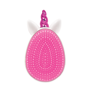 WHITE UNICORN HAIR BRUSH