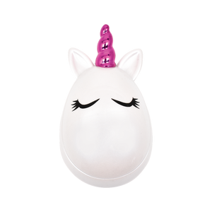WHITE UNICORN HAIR BRUSH