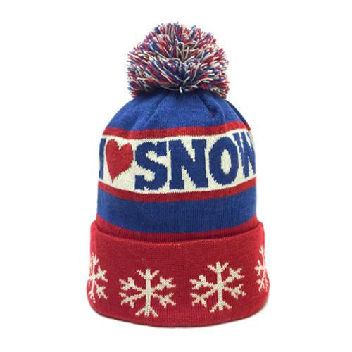 I HEART SNOW VINTAGE BEANIE (TWEEN/ADULT)