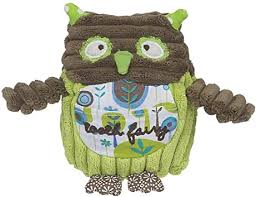 OWL PLUSH RATTLE PILLOW