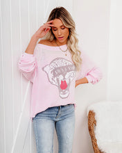 Load image into Gallery viewer, SHE IS A VIBE CHEETAH SWEATSHIRT
